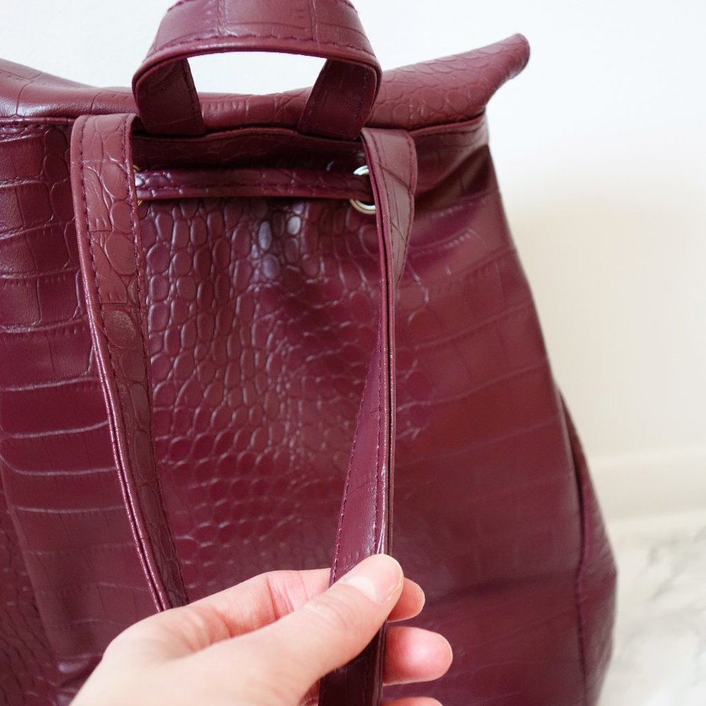 Burgundy Backpack - Picture 8 of 8